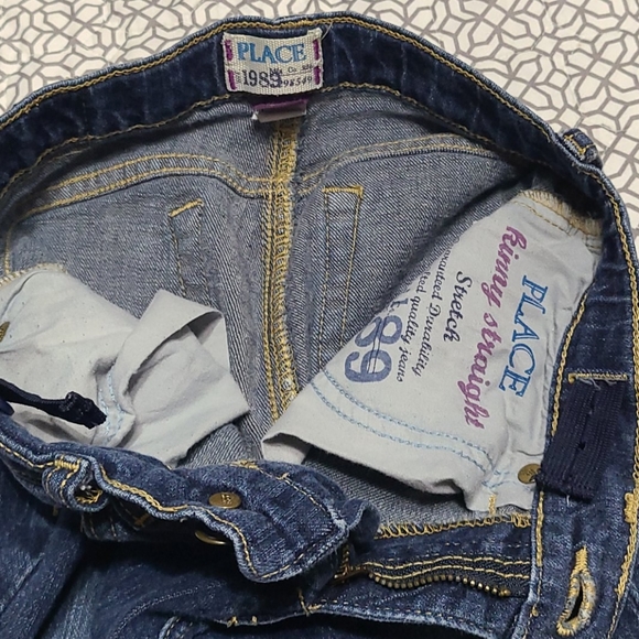 Children's Place Straigh Stretch Jeans Girls Sz 10 - Picture 4 of 4